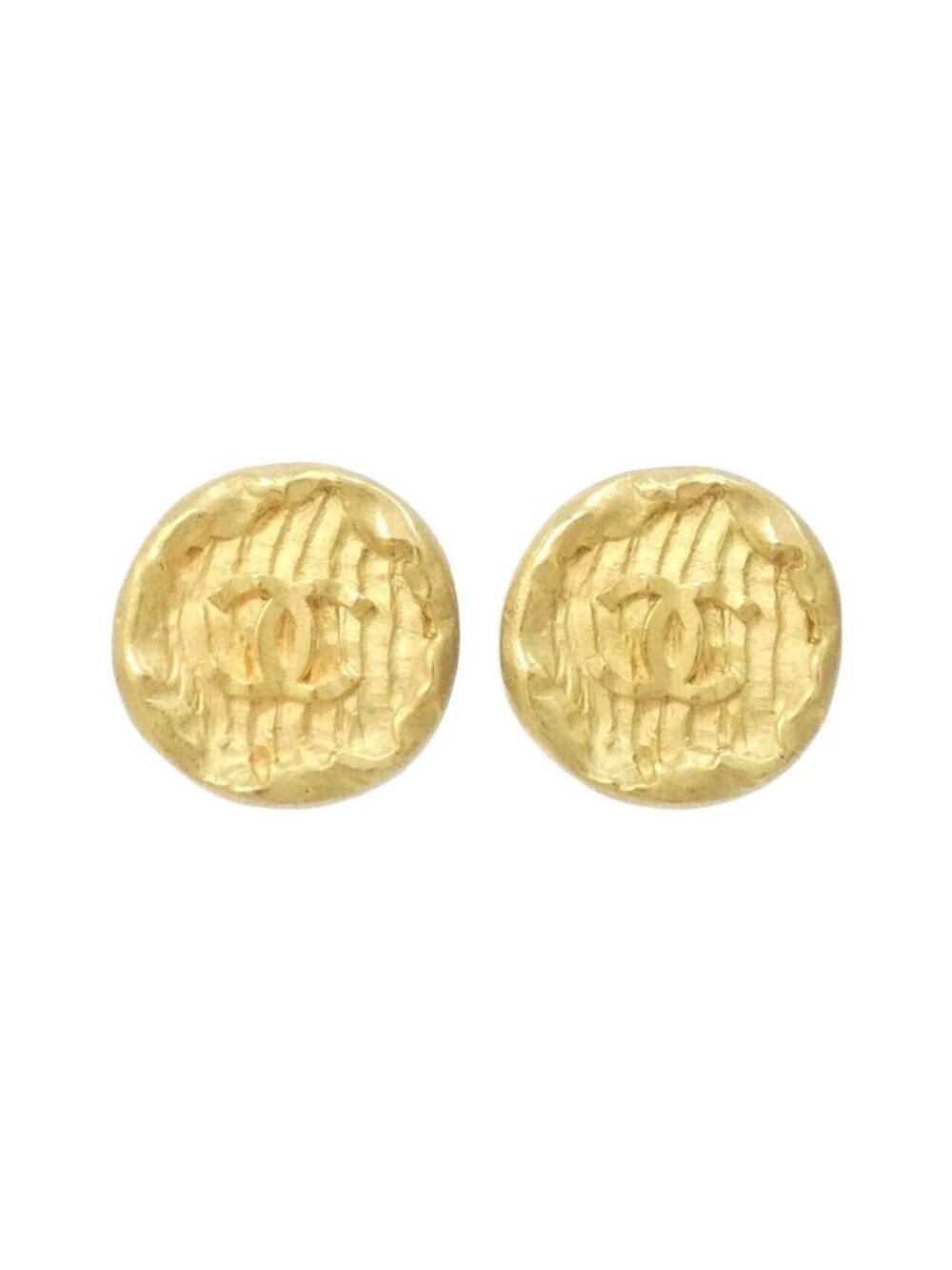 Chanel Vintage Earrings Gold
